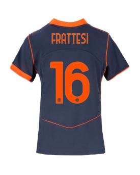 Billige Fotballdrakt Inter Milan Davide Frattesi #16 Replika Tredjedrakt Dame 2025-26 Kortermet Billige Fotballdrakt Inter Milan Davide Frattesi #16 Replika Tredjedrakt Dame 2025-26 Kortermet